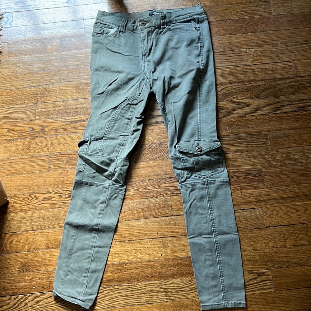 LOLO JEANS ARMY GREEN SIZE 7